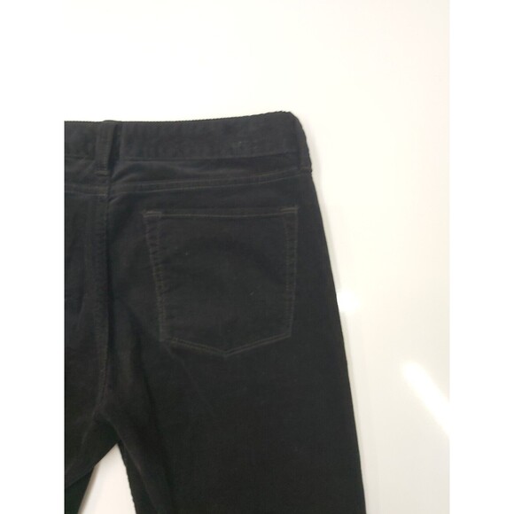 Banana Republic Jeans Black Skinny Dark Wash Stretch Corduroy Jeans size 28/6 - Picture 5 of 14
